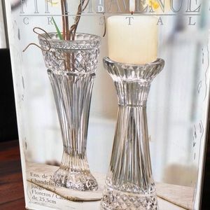 10”Reversible Candle Holder /Vase,Pair